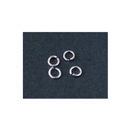 Jumpring 3x0.5mm Sterling silver 925 x10